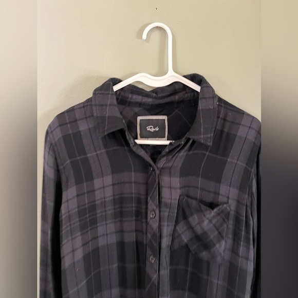 Rails women's long sleeve plaid flannel size small EuC - Picture 2 of 6